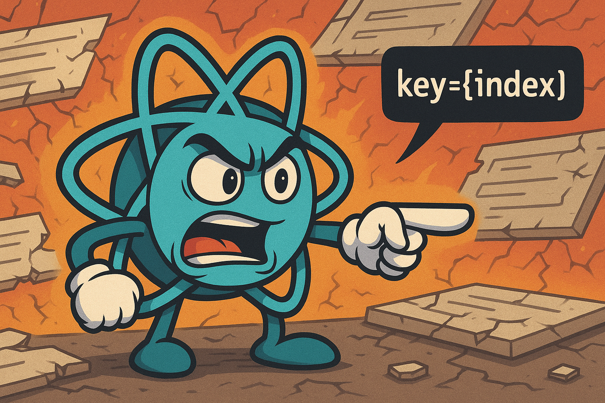 Đừng dùng index làm key nữa! React không thích đâu
