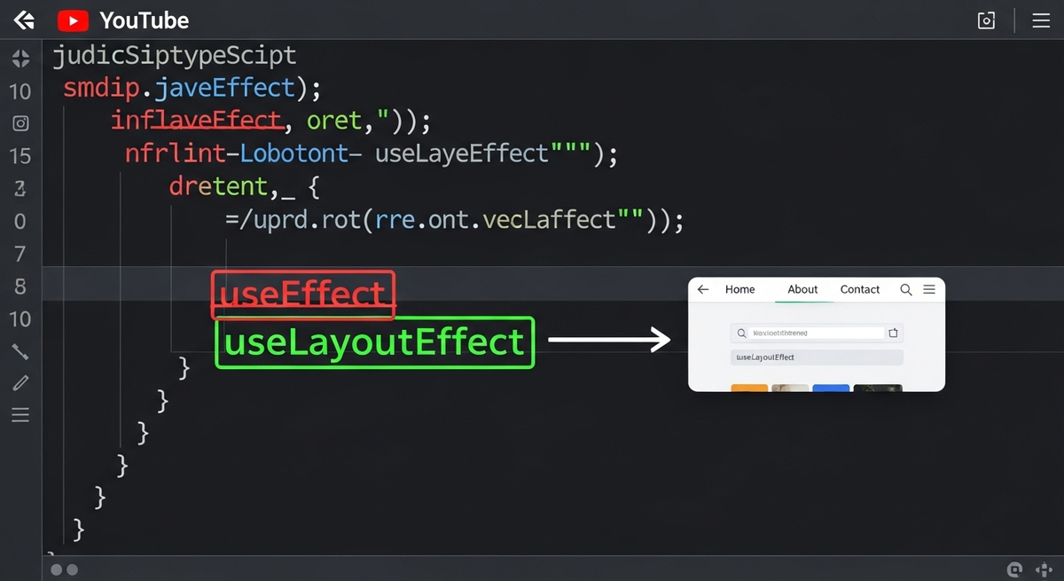Cách sửa lỗi "chớp" giao diện trong React với useLayoutEffect