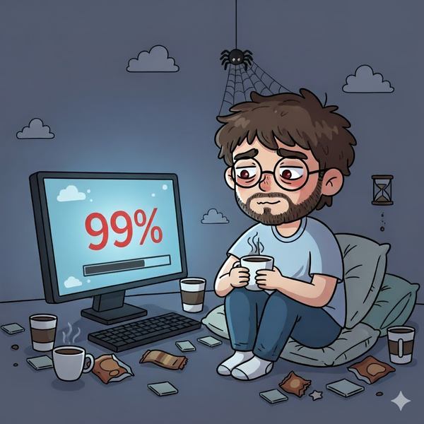 Tại sao trình tải xuống thi thoảng lại bị kẹt ở mức 99%?